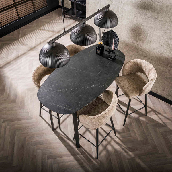 Bartafel Trails | Zwart Melamine