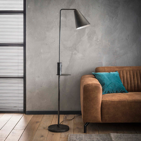 Vloerlamp USB-Oplader | Charcoal