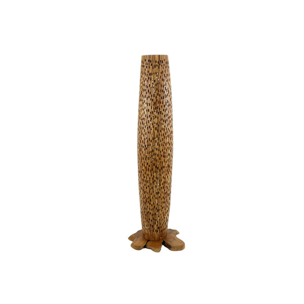 Vloerlamp Bars | M | Naturel Teakhout