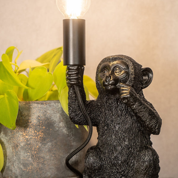 Tafellamp Monkey | Zwart 41,5