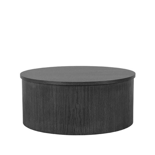 Salontafel Oliva | Zwart Eikenhout | Ø70cm